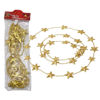 Imagen de Guirnalda cadena de bolitas, con estrellas, en bolsa