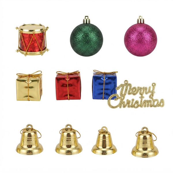 Imagen de Adorno navideño surtido x11, en bolsa