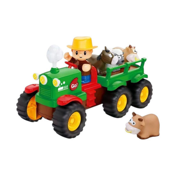 Imagen de Tractor con zorra y animales, con sonido y movimiento, 3AA, en caja