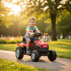 Imagen de Bugui tractor a pedal, de plástico, en caja, ROJO