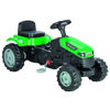 Imagen de Bugui tractor a pedal, de plástico, en caja, VERDE