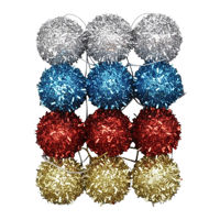 Imagen de Bolas navideñas x12 3cm, en bolsa, varios colores