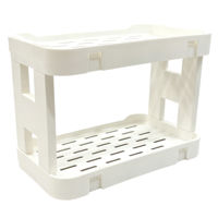 Imagen de Organizador de plástico 2 estantes, en caja
