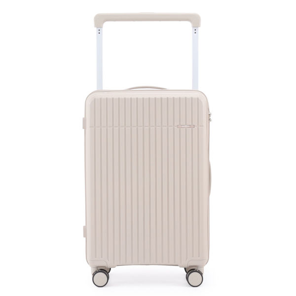 Imagen de Valijas Berlina rígida, carry on, ruedas omnidireccionales 360, manija telescópica ancha, tranca numérica, correa para ajustar ropa, bolsillo interior con cierre, colores surtidos