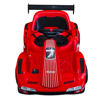 Imagen de Auto de carreras a batería, con control remoto, luz y sonido, en caja, ROJO