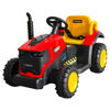 Imagen de Tractor a batería, con control remoto, luz y sonido, en caja, varios colores