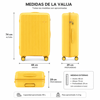 Imagen de Valijas Berlina rígida, grande, ruedas omnidireccionales 360, manija telescópica ancha, tranca numérica, correa para ajustar ropa, bolsillo interior con cierre, colores surtidos