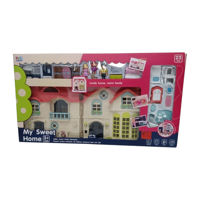 Imagen de Casa para muñecas, con accesorios, en caja